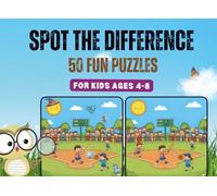 Spot the Difference for Kids Ages 4-8: 50 Fun Puzzles: Big Book of Picture Puzzles with Easy-to-Spot Changes - Jungle Animals, Dinosaurs, Space, Ocean, Farm, Circus & More for Boys and Girls
