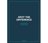 Spot the Difference for Seniors: 50 Large Print Puzzles for Brain Training: Find 5 Differences | Easy-to-See Pictures | Answer Key Included | 8.5x11