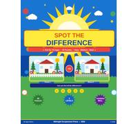 Spot the Difference: Fun for All Ages: 30 Illustrated Puzzles with Easy, Medium & Hard Levels - Activity Book for Kids, Adults & Seniors