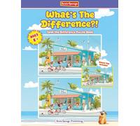 Spot the Difference Puzzle Book: WHAT'S THE DIFFERENCE?! 50 Challenging Puzzles with 680 Differences to Find - Fun Observation & Concentration Games for Ages 8+ (BrainLounge)