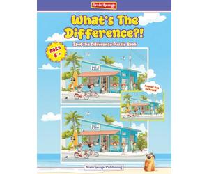 Spot the Difference Puzzle Book: WHAT'S THE DIFFERENCE?! 50 Challenging Puzzles with 680 Differences to Find - Fun Observation & Concentration Games for Ages 8+ (BrainLounge)