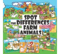 Spot the Differences - Farm Animals: Search and Find Picture Book for Kids Ages 4 and Up