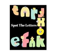 Spot The Letters: Fun Alphabet Activity Book 8.5" x 11" | 34+ Pages | Early Learning Workbook for Kids Ages 3-6