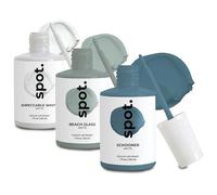 Spot. Vernice per ritocchi, finitura opaca, per armadi, pareti, finestre, porte e mobili, kit di 3 colori che si abbina al 90% delle superfici, blu, confezione da 3