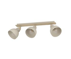 Spot Vintage Arrecife In Acciaio Marrone 3 Luci E27 28W Ip20