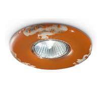 Spot Vintage Ceramica Arancio 1 Luce Gu10 11Cm