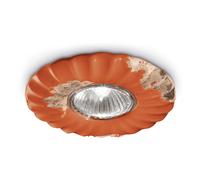 Spot Vintage Ceramica Arancio 1 Luce Gu10 12Cm