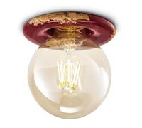Spot Vintage Ceramica Bordeaux 1 Luce E27 11Cm