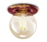 Spot Vintage Ceramica Bordeaux 1 Luce E27 11Cm