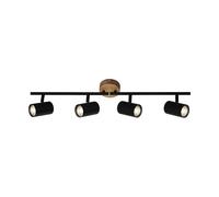 Briloner Wood & Style 2920 faretto da soffitto, 4 luci Briloner