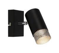 Spot Vintage Plek Metallo Cromo Opaco 1 Luce Gu10