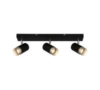 Spot Vintage Plek Metallo Cromo Opaco 3 Luci Gu10