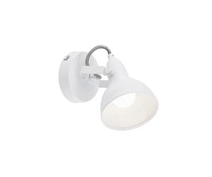 Spot Vintage Soft Metallo Bianco 1 Luce E14 Ip20 [EEK: A++]