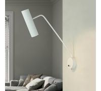Spot Wandleuchte Bianco Con Interruttore Mobile GU10 Parete Interno Luci