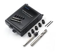 Spot Weld Cutter, Sheet Metal Hole Cutter, Punch Remover Panel Separator for Power Drill Welding Auto Body Work Tool, 3/8 Inch Drill Bit Tool (9-Pack)