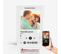 Spotify code personalizzato targa musicale personalizzata plexiglass idea regalo