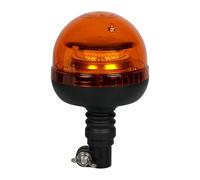 Spotlight - Giroschiena arancio - Giroscopio bivoltaggio - 12/24 V LED - Fissaggio su asta flessibile in gomma - Cabochon in policarbonato antiurto e impermeabile IP65 - Montaggio facile