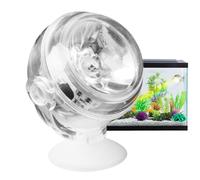 Spotlight per acquario - luce di pesce a LED a 180 ° regolabile, lampada sommergibile super luminosa con base di aspirazione sicura | Accento subacqueo per acquario, stagno, fontana, acqua esterna