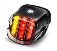 Spotlight Per Sportster Per Dyna Moto Targa Posteriore Luce Posteriore A LED Eagle Claw Luce Posteriore Del Freno Con Indicatore Di Direzione Luce Di Marcia(Black 002)