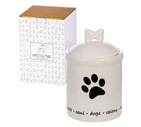 SPOTTED DOG GIFT COMPANY - Barattolo da cucina per cibo cani e biscotti per cani - idee regalo - in ceramica