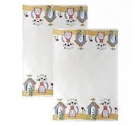 SPOTTED DOG GIFT COMPANY - Strofinacci da cucina con motivo gatti - lavabili in lavatrice - idee regalo per donna, uomo e amanti dei cani - cotone - 50 x 70 cm - set da 2
