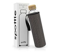 spottle Borraccia in Vetro con Custodia in Neoprene | Bottiglia in Vetro Borosilicato 750 ml | Senza BPA, Lavabile in Lavastoviglie
