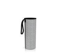 spottle® Custodia in neoprene per piatti in vetro da 550, 750 e 950ml, Porta Bottiglia Acqua in Neoprene con con pratica cappio di trasporto realizzata in neoprene ecologico (Grigio, 750ml)