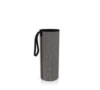 spottle® Custodia in neoprene per piatti in vetro da 550, 750 e 950ml, Porta Bottiglia Acqua in Neoprene con con pratica cappio di trasporto realizzata in neoprene ecologico (Nero screziato, 950ml)