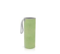 spottle® Custodia in neoprene per piatti in vetro da 550, 750 e 950ml, Porta Bottiglia Acqua in Neoprene con con pratica cappio di trasporto realizzata in neoprene ecologico (Verde oliva, 750ml)