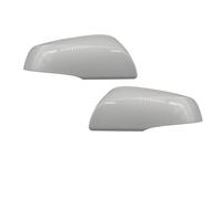 SPOUPKFKCK 2 pezzi specchietto retrovisore tappo adatto for Toyota Rav4 2020 2021 porta laterale ala copertura dello specchio alloggiamento borsette marrone Milano kaki bianco nero grigio(Grey LH RH)