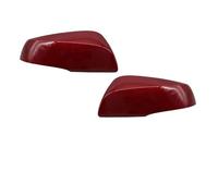 SPOUPKFKCK 2 pezzi specchietto retrovisore tappo adatto for Toyota Rav4 2020 2021 porta laterale ala copertura dello specchio alloggiamento borsette marrone Milano kaki bianco nero grigio(Red LH RH)