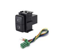 SPOUPKFKCK Doppio interruttore a chiave doppio fendinebbia volante radar termico LED DRL pulsante riflettore adatto for Nissan Patrol Y61 Y62(Fog lights)