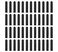 Spout Cover - 48 Pack Black Rubber Liquor Pourer Caps, Silicone Pour Spout Covers | Leakproof Alcohol Bottle Toppers, Dust Protectors For Oil Vinegar Dispenser Bar Accessories