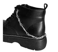 SPPEOUKJ 2 pezzi Catena for scarpe con croce di fiamma spinata Stivali e scarpe di tela Accessori Decorazione Ciondolo Gioielli da festa alla moda for donne