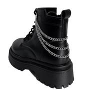 SPPEOUKJ 2 pezzi di catene for scarpe in metallo con ciondolo a forma di perla cava, accessori for scarpe da donna, stivali, feste, gioielli fai da te alla moda