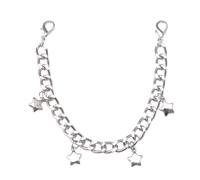 SPPEOUKJ 2 pezzi punk catena for stivali stella ciondolo ciondolo in metallo scarpa da donna scarpe decorazione gioielli for l'uso quotidiano