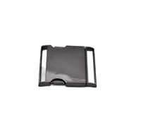 SPPEOUKJ 2 pz 40/50 mm fibbie rettangolari in metallo fibbie multiuso di alta qualità for cintura soprabito decorazione fai da te accessori for indumenti(Black,40 mm)