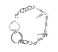 SPPEOUKJ Catena for scarpe for stivali Decorazione for scarpe Accessori for scarpe fai da te Gioielli punk