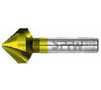 sppw - Fresa conica HSS di E05 + A. Cut 90 ° Z: 3 forma c L: 50 ø7,0