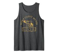 SPQR Antica Roma Canotta, Uomo, Grigio Scuro, M