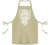 Spqr Casco Palestra Bodybuilding Allenamento Top Cotone Grembiule 100% Organic