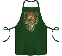 Spqr Casco Palestra Bodybuilding Allenamento Top Cotone Grembiule 100% Organico