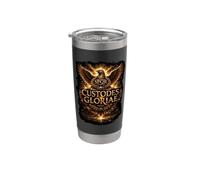 SPQR Custodes Gloriae Aquila Romana Roma Design Bicchiere termico in acciaio inox doppia parete