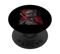 SPQR Empire Roman Legion gatto guerriero grafica giapponese PopSockets PopGrip Adesivo
