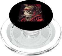 SPQR Empire Roman Legion gatto guerriero grafica giapponese PopSockets PopGrip per MagSafe