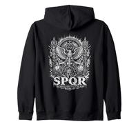 SPQR Il Senato E Popolo di Roma Legione Aquila Felpa con Cappuccio