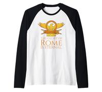 SPQR - La Gloria di Roma è eterna - Aquila Romana Maglia con Maniche Raglan