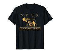 SPQR Roma Caput Mundi Ancient Rome Roman Empire Maglietta