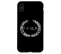 SPQR SENATUS POPULUS QUE ROMANUS ROMAN REPUBLIC ROME Custodia per iPhone XS Max