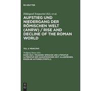 Sprache Und Literatur (Literatur Der Augusteischen Zeit (Copertina rigida)